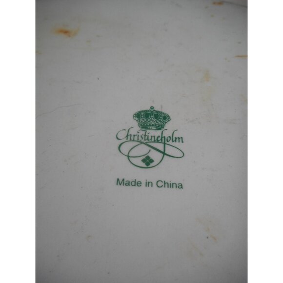 Christineholm Porcelain Rose Fluted Quiche Bakeware Dish Pie pan 9.5” x 1.5" - Picture 3 of 4